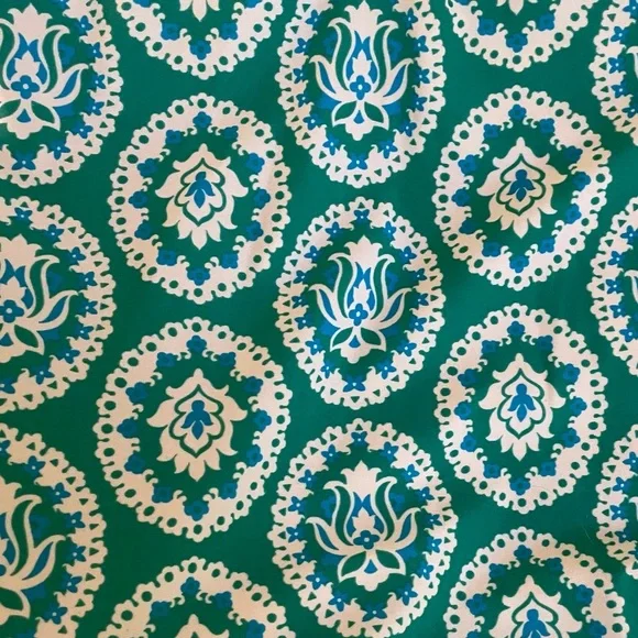 Boden Teal and White Floral One Piece Swimsuit - Picture 3 of 7